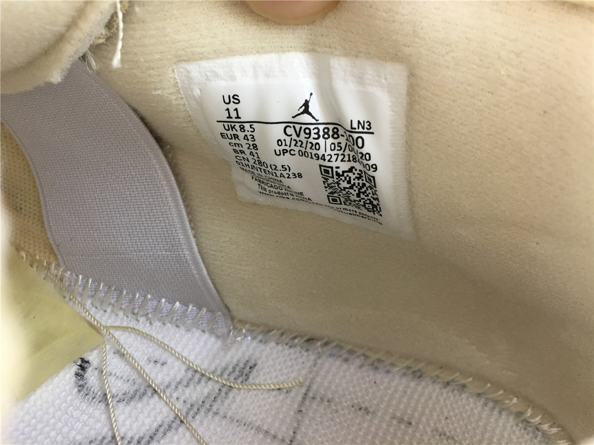 GX batch Off-White x Wmns Air Jordan 4 SP Sail CV9388-100